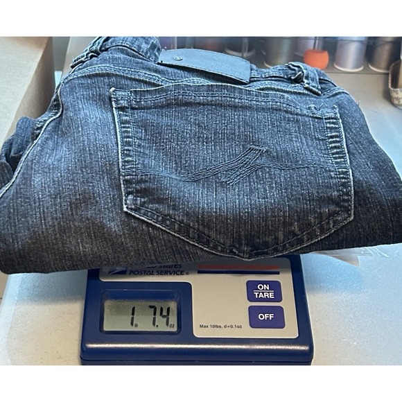 34 & Hertitage Mens Charisma Comfort Rise Classic 32x32‎ Black Denim Jeans - Picture 12 of 12